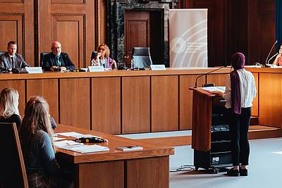 Nuremberg Moot Court 2019 in Courtroom 600