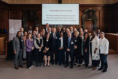 The chairs and speakers of the Nuremberg Forum 2019