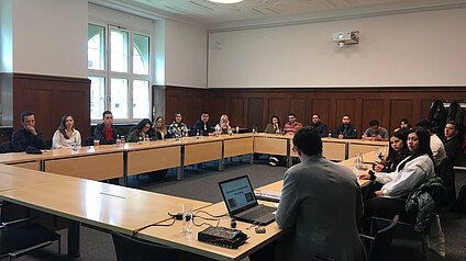 Besuch von kolumbianischen Masterstudierenden