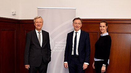 Treffen von Direktor Professor Dr. Safferling mit dem Präsidenten des Bayerischen Landesamts für Statistik