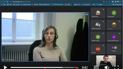 Webinar über internationale Moot Court-Wettbewerbe mit der Shahed-Universität im Iran