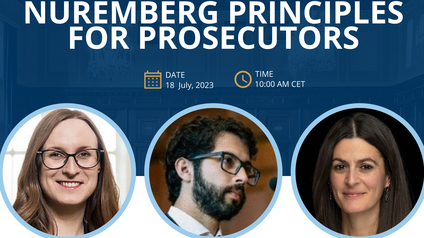 Webinar on the Importance of the Nuremberg Principles Organised by the International Association of Prosecutors