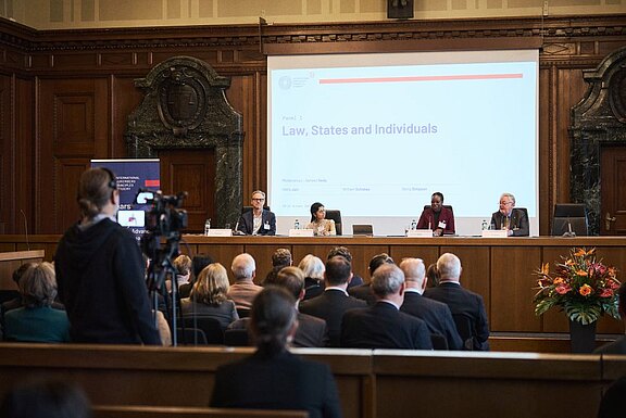 Panel I titled “Law, States and Individuals”