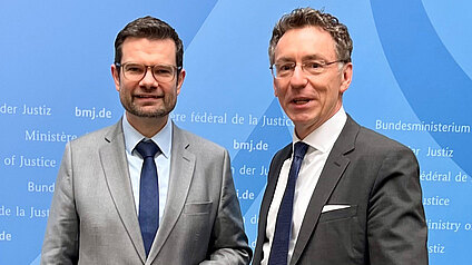 Direktor Professor Dr. Safferling traf den Bundesjustizminister in Berlin