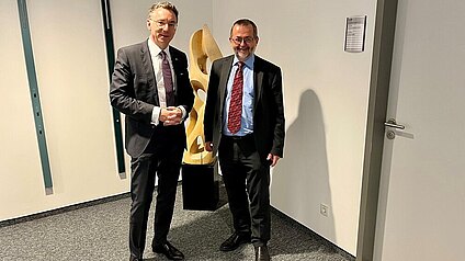 Direktor Professor Dr. Safferling traf sich mit dem Generalstaatsanwalt Nürnberg