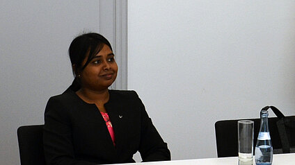 Dr. Moumita Mandal zu Besuch bei der Akademie