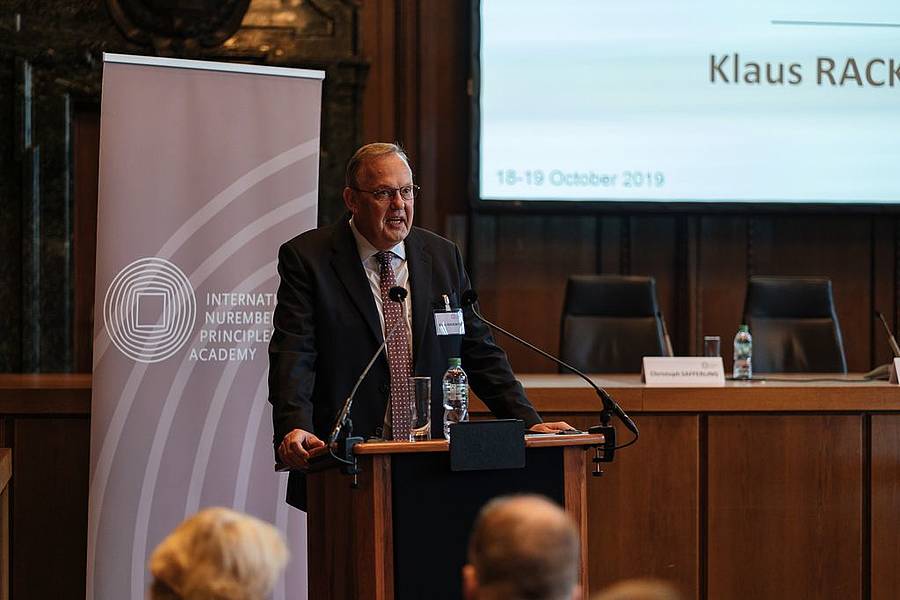 Nuremberg Forum 2019: International Nuremberg Principles Academy