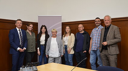 Direktor Professor Dr. Safferling traf sich mit der Bundestagsabgeordneten Gabriela Heinrich und ihrem Team