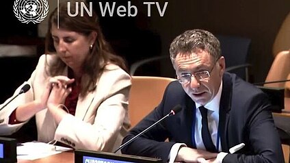 Begleitveranstaltung anlässlich der Völkerrechtswoche mit der Präsentation der ethischen Prinzipien bei den United Nations in New York