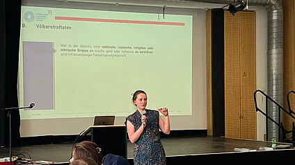 Lecture on International Criminal Law at the International Women's Café by IMEDANA e.V.