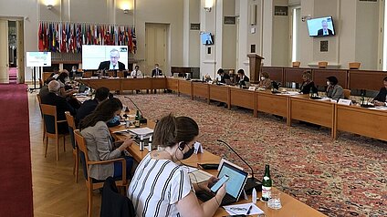 Vortrag von Direktor Klaus Rackwitz auf der 59. Tagung des Ausschusses der Rechtsberaterinnen und Rechtsberater für Völkerrecht (CAHDI) des Europarates