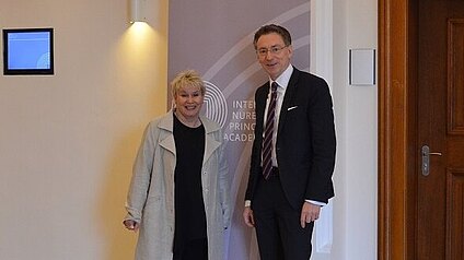 Director Professor Dr Safferling met with Member of Parliament Gabriela Heinrich