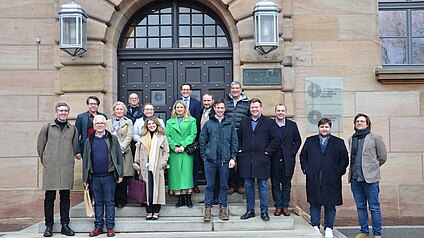 Die Faculty of Advocates besuchte die Akademie