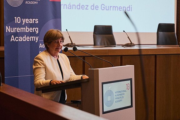 Keynote address by Silivia Fernández de Gurmendi
