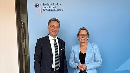 Akademiedirektor traf Bundesjustizministerin Stefanie Hubig