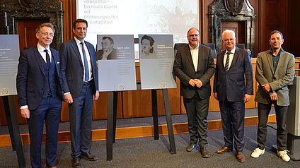 New Memorial Plaques Unveiled at Nuremberg Palace of Justice and Judicial Training Center