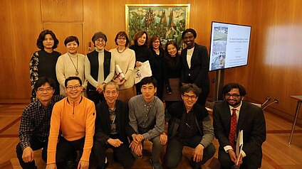 Treffen mit einer offiziellen Delegation aus Gwangju, Südkorea