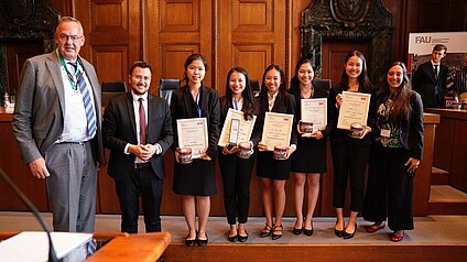 Team der National University of Singapore gewinnt den Nuremberg Moot Court 2019