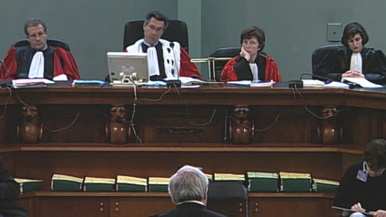 Nuremberg Academy at Exhibition Opening of “Filming in the Courtroom”