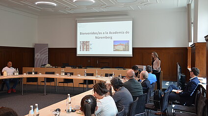 Die Internationale Akademie Nürnberger Prinzipien empfing Studiengruppe des Menschenrechtsprogramms des Berg-Instituts